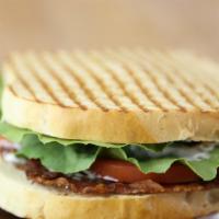 Best Ever Blt · Bacon, lettuce, tomato, and Mayo between two slices of our grilled, fresh baked bread. / 460...