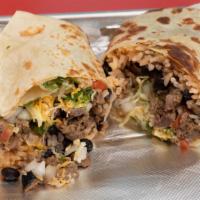 Burrito · Choice of protein and vegetables.