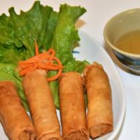 Chả Giò Chay (4) · Fried Vegetarian Egg Roll (4)