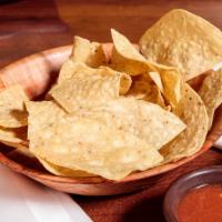 Salsa & Chips · 8 oz of salsa with chips