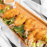 Coconut Shrimp · Served with spicy mayo sauce