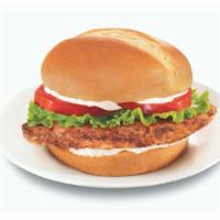 Chicken Fried Chicken Sandwich · 5 oz. chicken fried chicken on a brioche bun with lettuce, tomato and mayonnaise.
