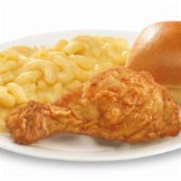 Drumstick Meal (1 Piece) · One crispy fried chicken leg, served with one regular side and a famous Grandy's roll and a ...