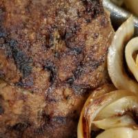 Liver & Onions · With grilled onions, brown gravy on the side.