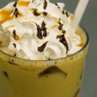 Flavored Toddy · An iced flavored latte made with cold brewed coffee. Most delicious!