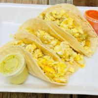 Huevo Con Papas · Potato and Egg Taco