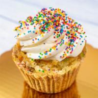 Jumbo Birthday Confetti · Moist, made from scratch, signature butter cake with confetti sprinkles baked in the batter ...