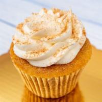 Jumbo Snickerdoodle · Moist, made from scratch, cinnamon and sugar cupcake, garnished with cinnamon & sugar