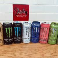 Energy Drink (Large) · Monster: Green, Blue, White
Redbull: Regular and Sugar Free