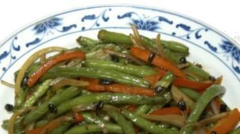 String Beans With Black Bean Sauce · Served with choice of rice.