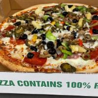 14 Inch Everything Pizza  · EV= Everything 12 Toppings FREE Pizza