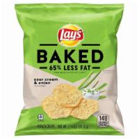 Baked Lays Sour Cream & Onion Chips · 1 Bag of Baked Lays Sour Cream & Onion Chips - 1.125 oz