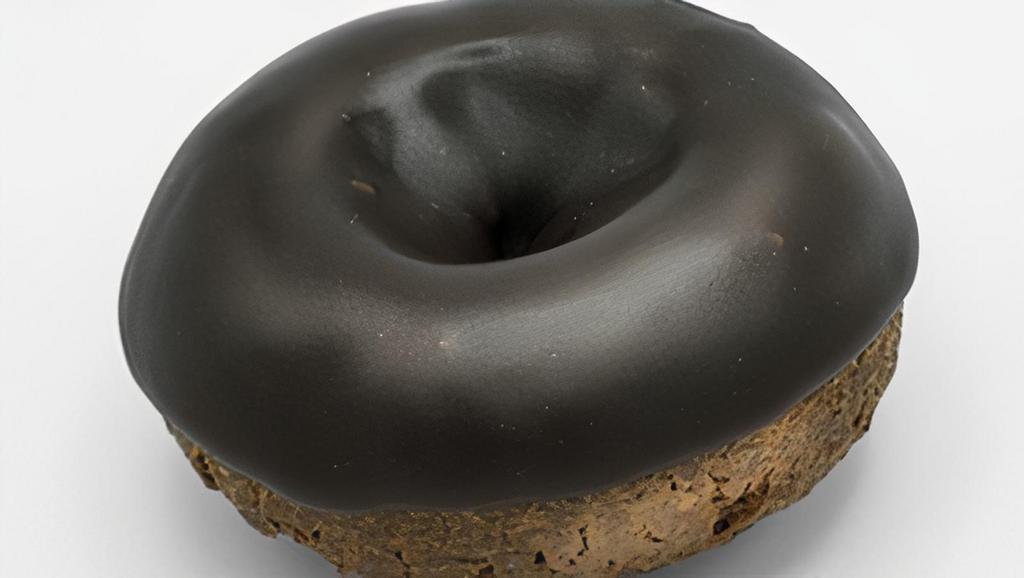 Double Chocolate · Chocolate cake doughnut with chocolate frosting.