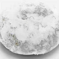 Powdered Sugar Cake · Plain cake doughnut with powdered sugar.