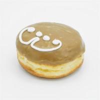 Vegan Maple Cream · Vegan raised yeast shell filled with Bavarian cream and topped with maple frosting, a set of...
