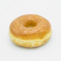Vegan Raised Glazed · Vegan raised yeast doughnut with glaze.
