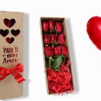 Para Ti Con Amor - Kraft Box · ***the color of the balloon can change according to availability*** 

This box of roses will...