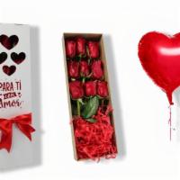 Para Ti Con Amor - White Box · ***the color of the balloon can change according to availability*** 

This box of roses will...