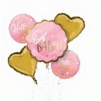 Bouquet Pink Baby Girl · Product Details
Brighten up your celebration with this Pink Oh Baby Baby Shower Balloon Bouq...