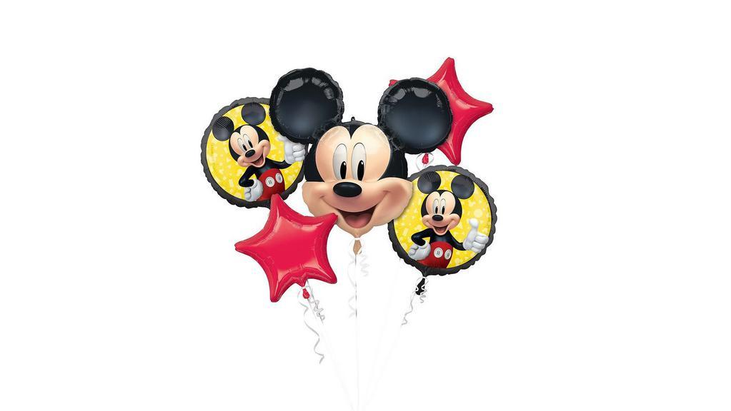 Bouquet Mickey Mouse Forever · Product Warnings & Disclaimers
Balloon Safety & Care: (1) The average vehicle holds about 24 inflated balloons and they're best stored in the back seat. (2) Balloons look their best at room temperature – keep them warm on cool days and cool on warm days. (3) Inhalation of helium can be harmful. Never breathe in helium. (4) Uninflated or broken balloons can create a choking hazard. Keep an eye on your little ones. (5) After your party properly dispose of uninflated balloons. (6) Do not release balloons into the air. Help keep balloons out of our waterways and powerlines.