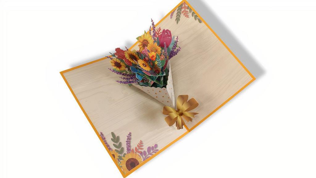 Bouquet Sunflowers - Yellow · Greeting card POP UP
BOUQUET SUNFLOWERS
Yellow Cover
Measurements: 8 