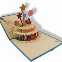 Happy Birthday - Blue - Cake · Greeting card POP UP
Happy Birthday
Cake
Blue Cover
Measurements: 6 