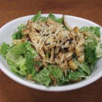 Caesar Chicken Salad · Romaine, Parmesan cheese, croutons & Caesar dressing
