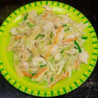 Chop Suey · Carrot, onion, bean sprout, water chestnuts, celery, bamboo shoot cabbage. Served with homem...