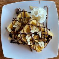 Nutella Waffles · Nutella Waffles, drizzled with Chocolate