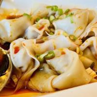 Wonton In Chili Sauce · Spicy.