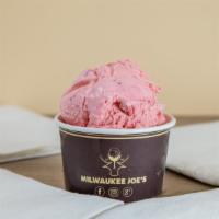 Strawberry Ice Cream - Large Cup · Eggless, Gluten-free.