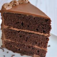 Chocolate Cake With Chocolate Buttercream · 