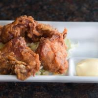Karaage · Try our homestyle Japanese fried chicken! This family recipe offers an unique twist with a t...