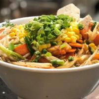 Vegan Miso Stir Fry Ramen · Aromatic vegetable broth with thin noodles topped with wok-tossed carrots, green onions, and...