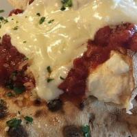 Lasagna Calzone · Italian sausage, ground beef, ricotta, and mozzarella cheese