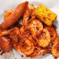 Shrimp (12 Ct) · Another item super popular on our menu! Succulent fresh shrimp expertly boiled to a pink per...