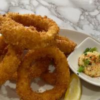 Fried Calamari · Lightly Battered and deep fried Calamari served with Kewpie Mayo.