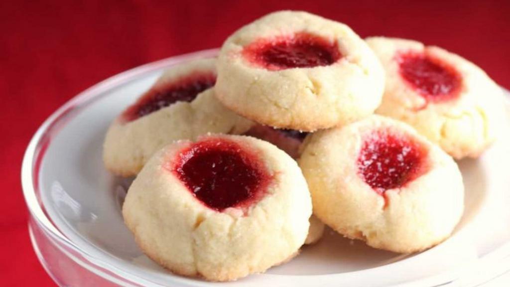 Strawberry Filled Cookie · Buttery cookie filled with strawberries.
