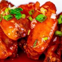 Wings · Fried Spicy Cumin, BBQ, Spicy Hot, Mango Habanero, Buffalo or Braised