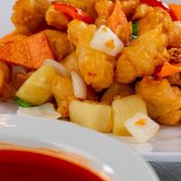 Sweet & Sour Chicken · Mild Spicy. Shrimp, or Fish Fillet.
