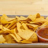 Chips & Salsa · 8 oz. salsa served with our fresh, homemade chips! We fry a fresh batch of chips for every o...