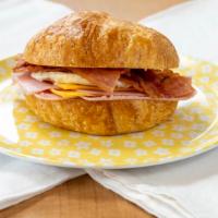 Ham Cheese Egg Bacon Croissant · 