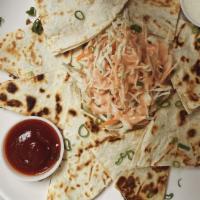 Beef Quesadillas · Quesadilla with beef and cheese.