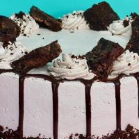 Chocolate Delight Cake · Rich Belgian Chocolate Ice Cream layered between Moist Chocolate Cake and our Decadent Hot F...