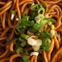 Shanghai Noodle · Noodles in a sweet and savory shallot oil sauce.