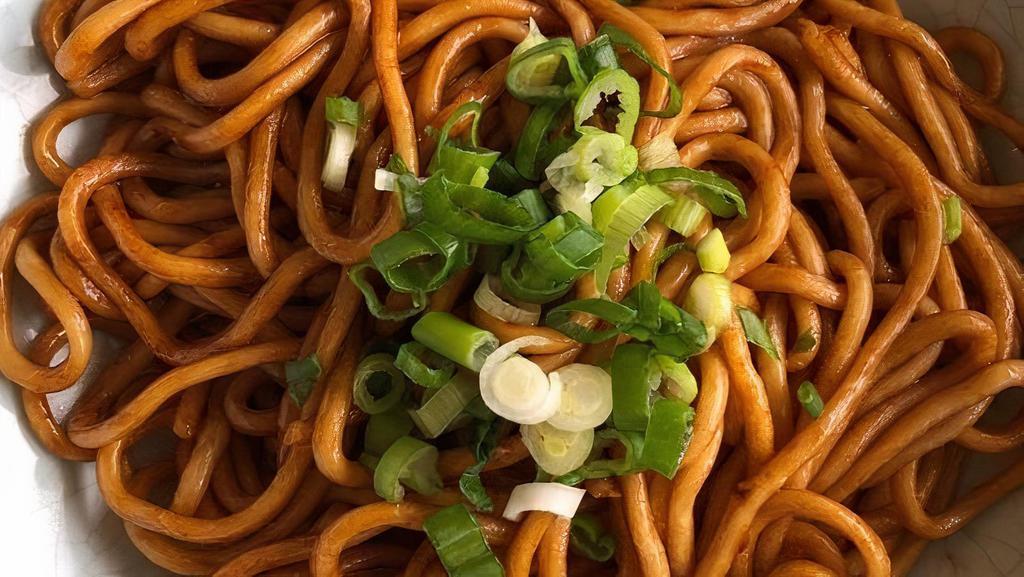 Shanghai Noodle · Noodles in a sweet and savory shallot oil sauce.