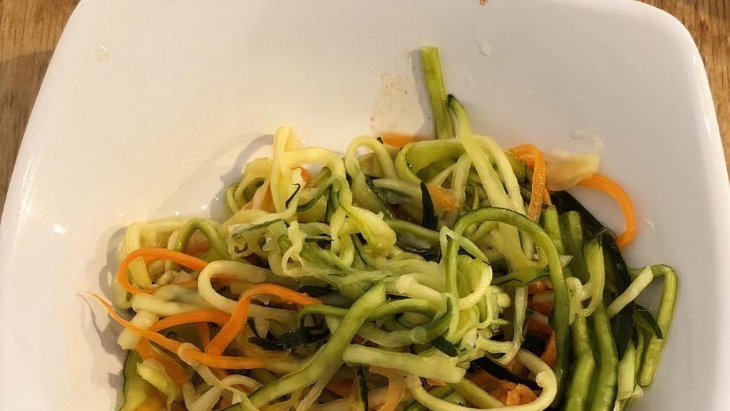Zucchini Noodle Salad · Gluten-free.