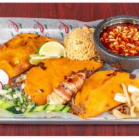 Quesabirria Plate (3) (Tacos) · The ones that started it all. Our famous Quesabirria tacos are on their own playing field. S...