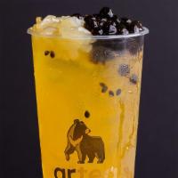 Passion Green Qq · Crisp jasmine green tea shaken with tropical passion fruit, pair with classic boba and our Q...