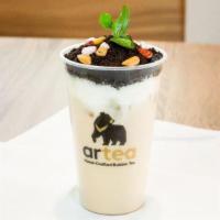 Bonsai Milk Tea · True to its name - plotted plant, this drinkable bonsai is made of signature milk tea, oreo,...